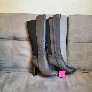 Sz 40 - 3" Tania Stretch Boot - Gray - French Blu